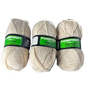 Brunswick POMFRET MARK II Sport Yarn 100% Wool USA lot of 3